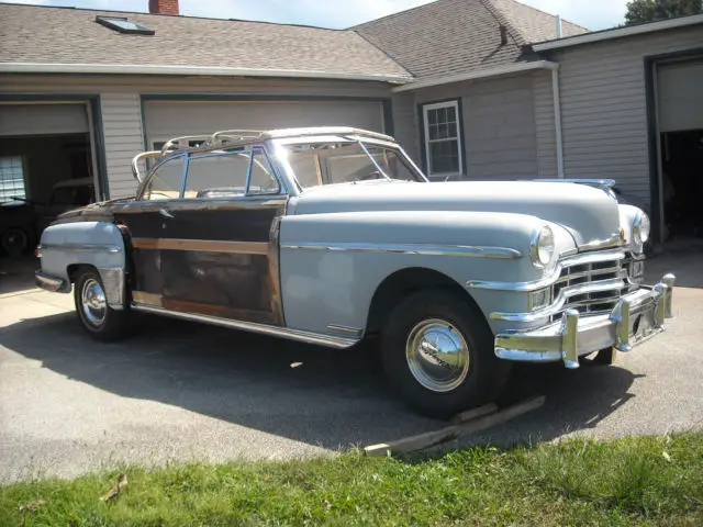 rare 1949 chrysler town & country convertible woodie project!
