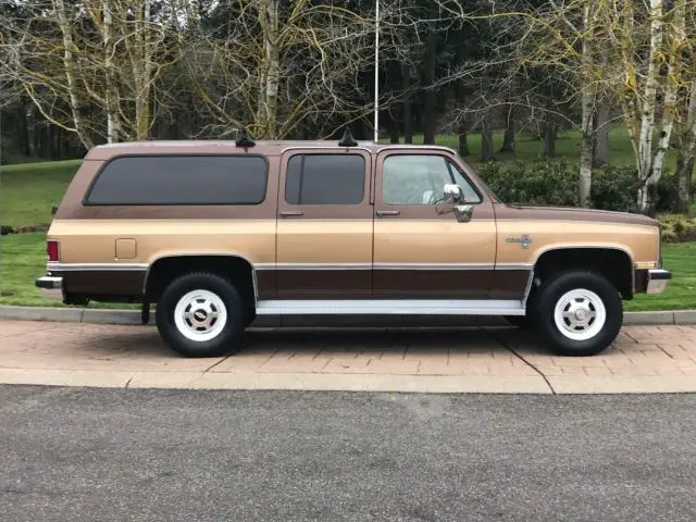 1988 chevrolet suburban only 22k original miles k20 silverado 4x4 all stock