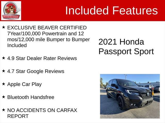2021 honda passport awd sport