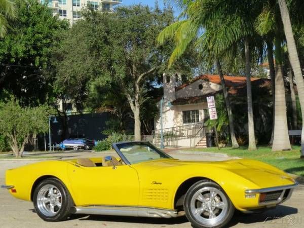 1972 chevrolet corvette base convertible 2-door 5.7l