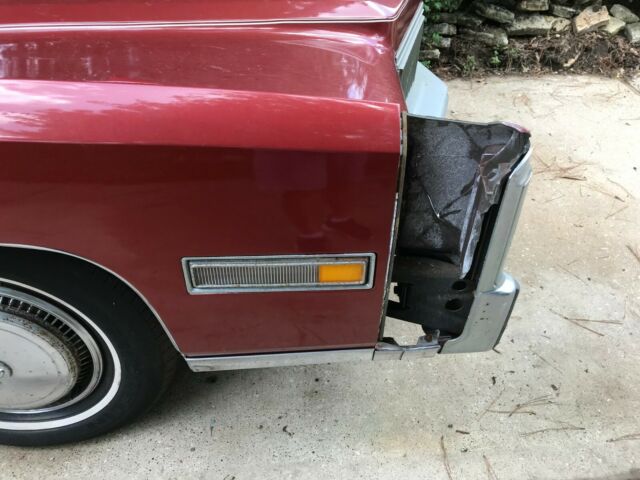 1976 cadillac eldorado convertible red