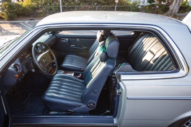 1982 mercedes-benz 280ce european sunroof coupe, fuel injected, leather seats