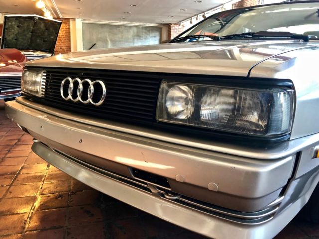 1985 audi ur quattro 20 valve engine, porsche brakes, the best!!