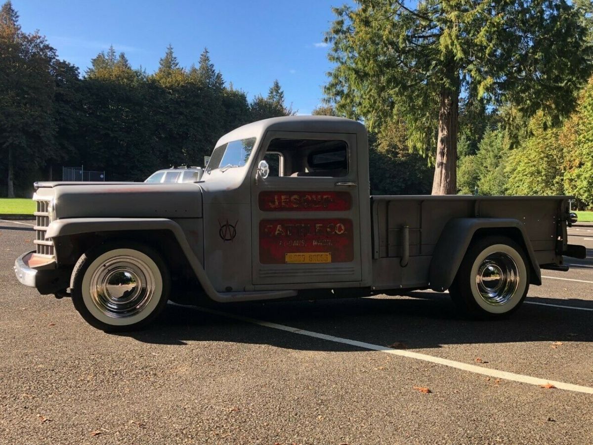 1950 willys pickup truck great shape mopar 360/a833od 4 wheel power disc brakes+