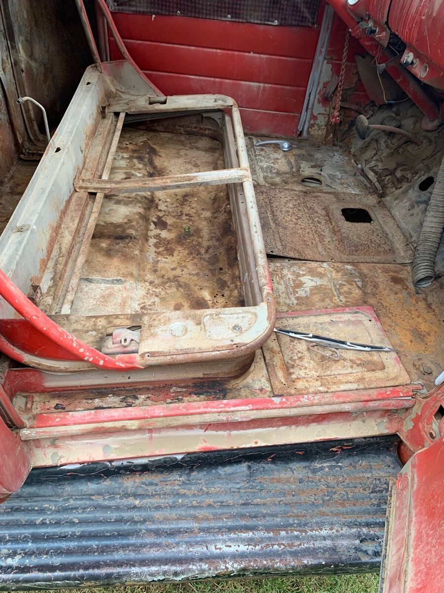 1954 chevrolet 3100 pickup orange rwd manual