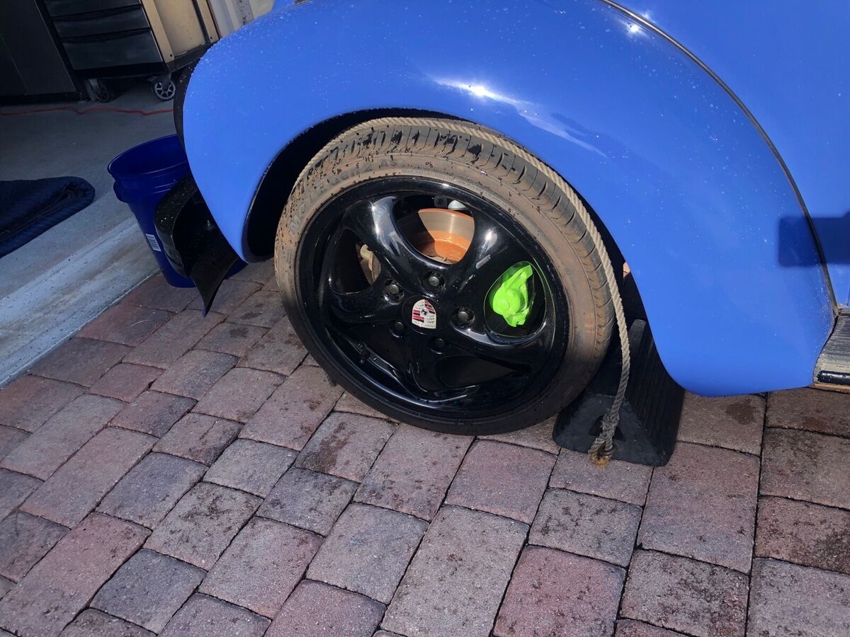 1978 volkswagen super beetle convertible blue rwd manual custom