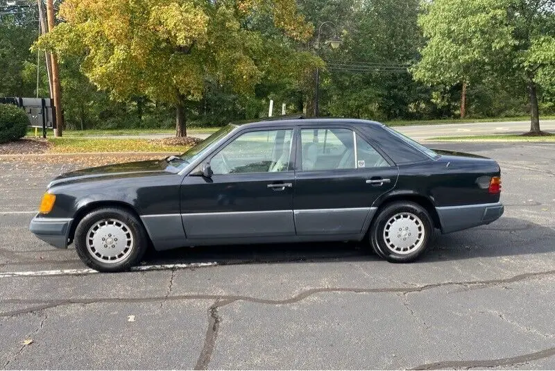 1991 mercedes-benz 300d sedan black rwd automatic d