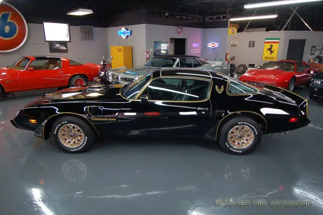 y84, 4-speed, 400ci, excellent condition black/black, t-tops, low miles, bandit