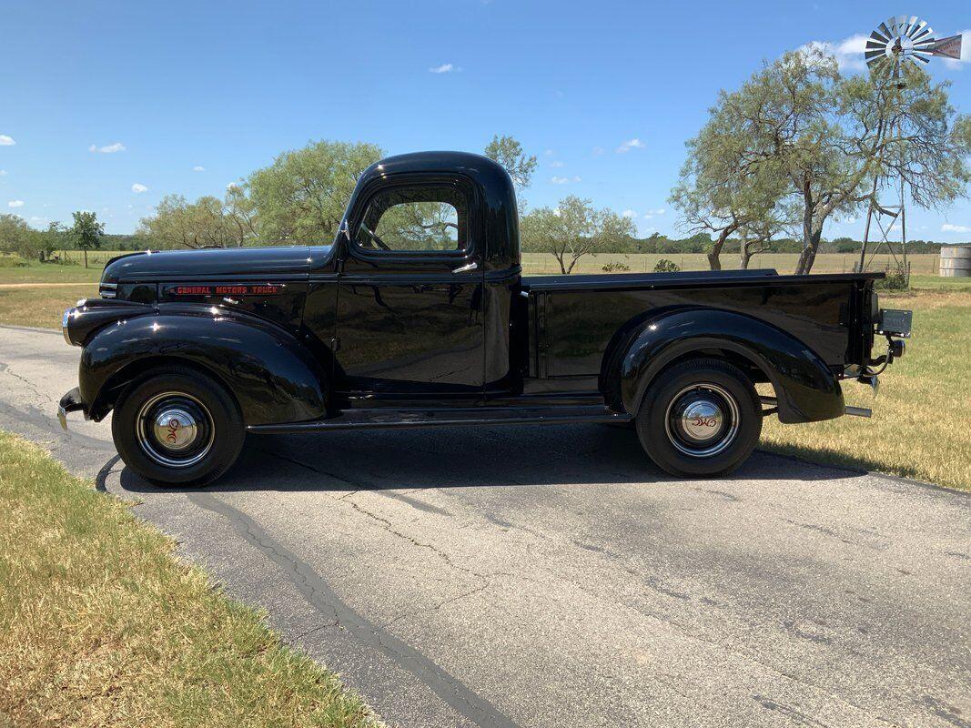 1946 gmc 101 short wheel base high gloss black