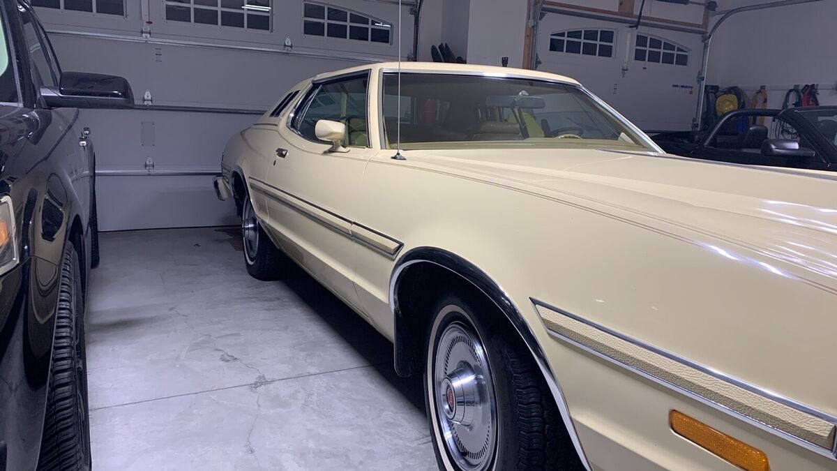 1976 ford elite yellow rwd automatic luxury