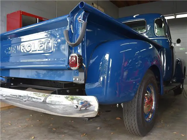 1949 chevrolet 3600 blue pickup in line 6 manual