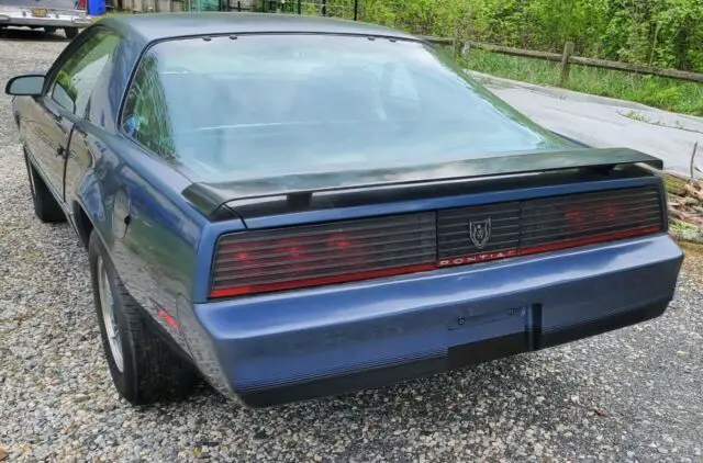 1983 pontiac firebird coupe blue rwd automatic trans am