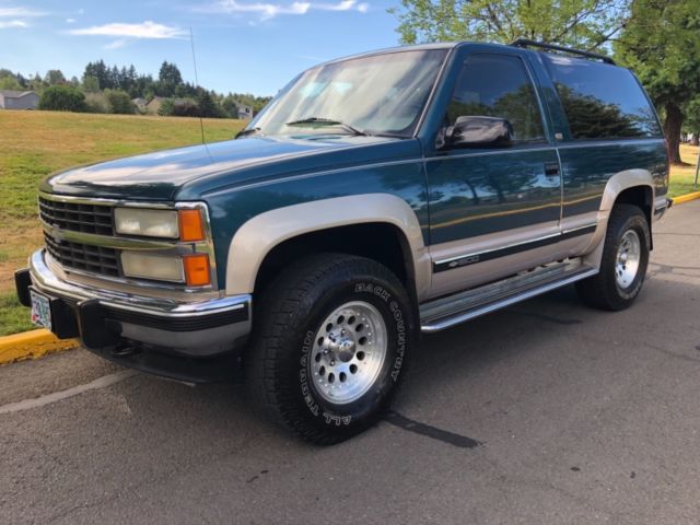 1993 chevrolet blazer tahoe k5 sport utility 5.7l 350 v8 fuel injection 4x4 4wd