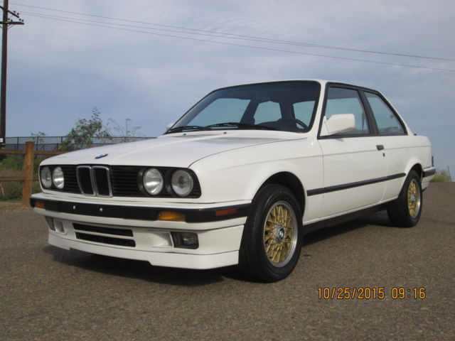 1989 bmw e30 325i 5 speed 146k miles white runs excellent carfax clean title