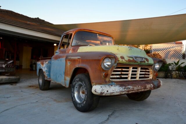 1956 chevrolet 3100 pick up truck rat rod big window