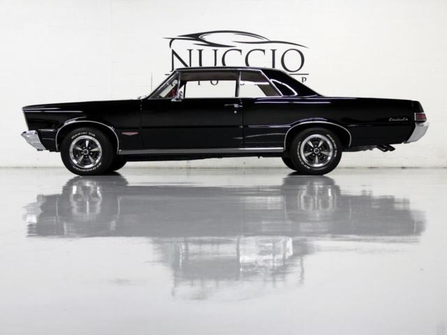 65 gto - black/ red - ram air 400 with original triple duece! phs docs! clean!