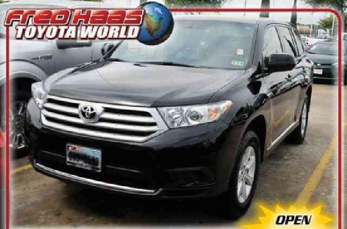 2011 toyota highlander one owner leather in spring, tx