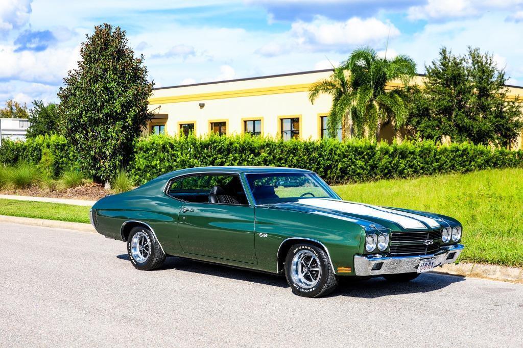 1970 chevrolet chevelle green v8 engine automatic