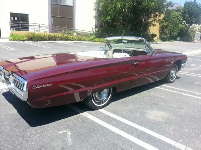 beautiful thunderbird convertible