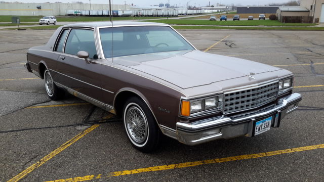 1984 chevy caprice coupe 2-door v8 53k, showroom! impala 78 79 80 81 85 86 87