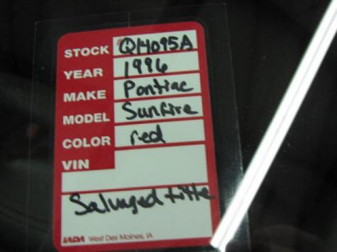 1996 pontiac sunfire se for sale in iowa