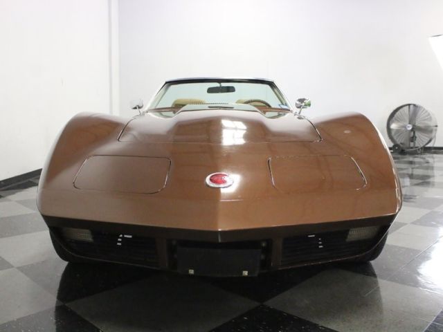 1974 chevrolet corvette 58727 miles dark brown metallic convertible 350 v8 3 sp