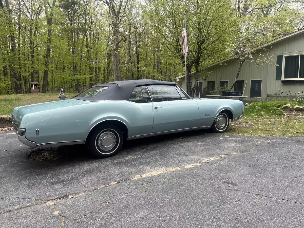 1968 oldsmobile eighty-eight convertible blue delmont