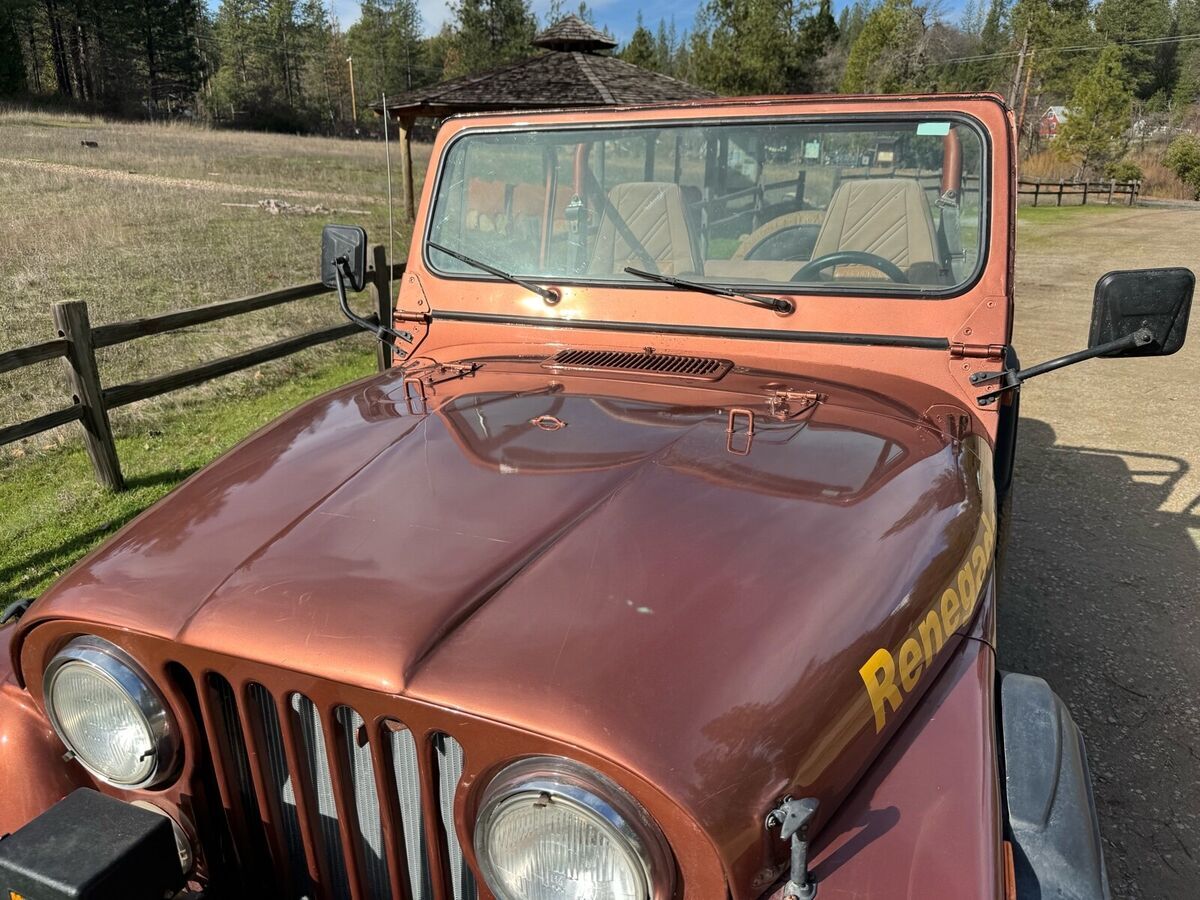 1982 jeep renegade brown 4wd manual cj7