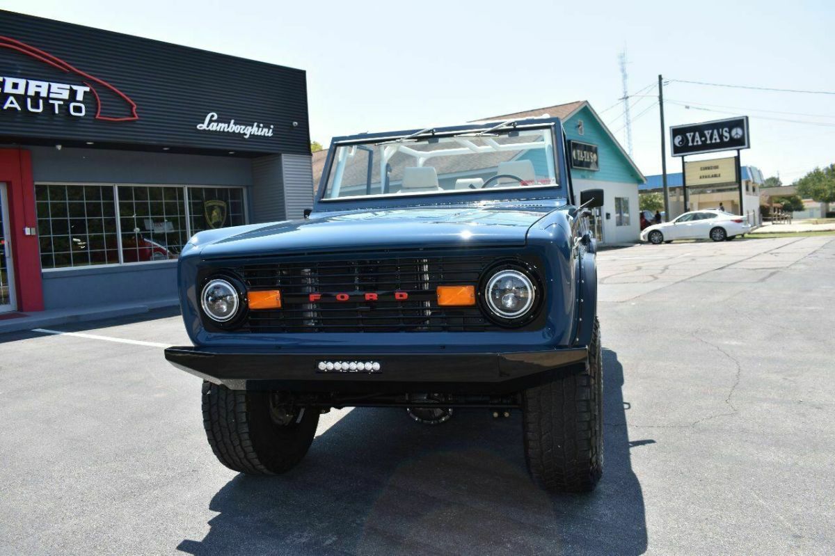 1968 ford bronco custom 606 miles blue suv v8 5.0l automatic 3-speed