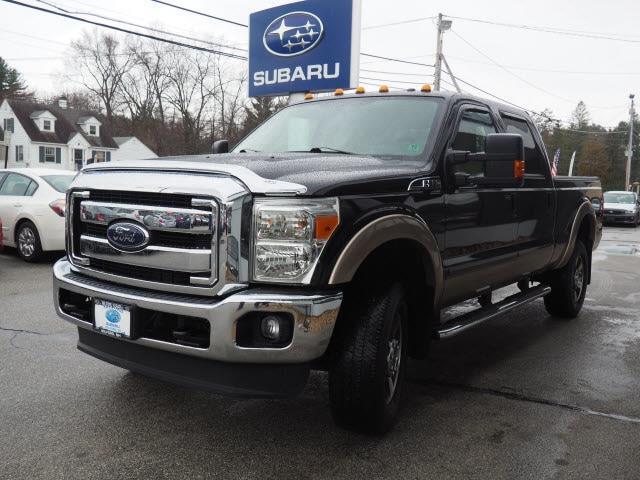 2014 ford f-350 super duty lariat 4x4 lariat 4dr crew cab 6.8 ft. sb srw pickup for sale in milford, new hampshire