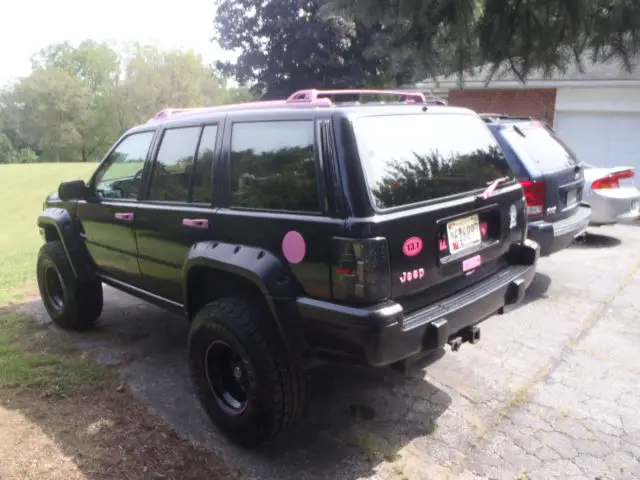 1994 jeep grand cherokee 4.0l 6cyl full time 4wd killer audio lift kit big tires