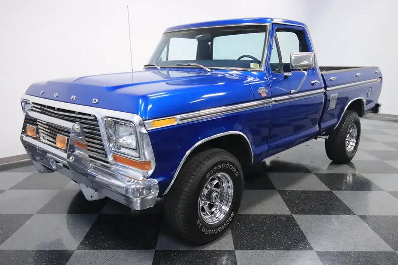 1978 ford f-150 ranger xlt 4x4 pickup truck 351 v8 4 speed manual classic vintag