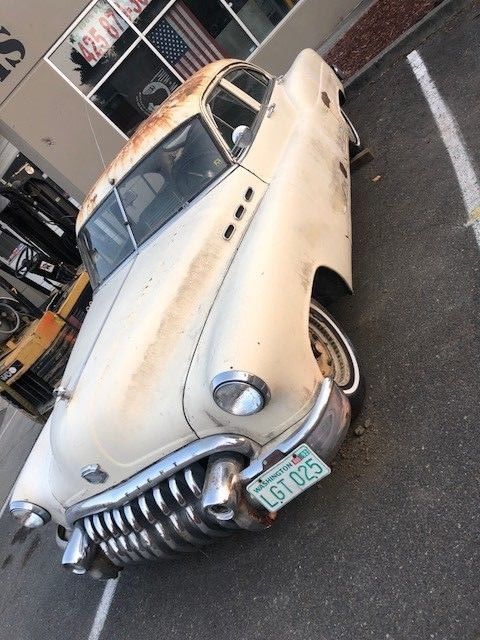 vintage buick special fastback, hot rod, rust rod straight 8 has title