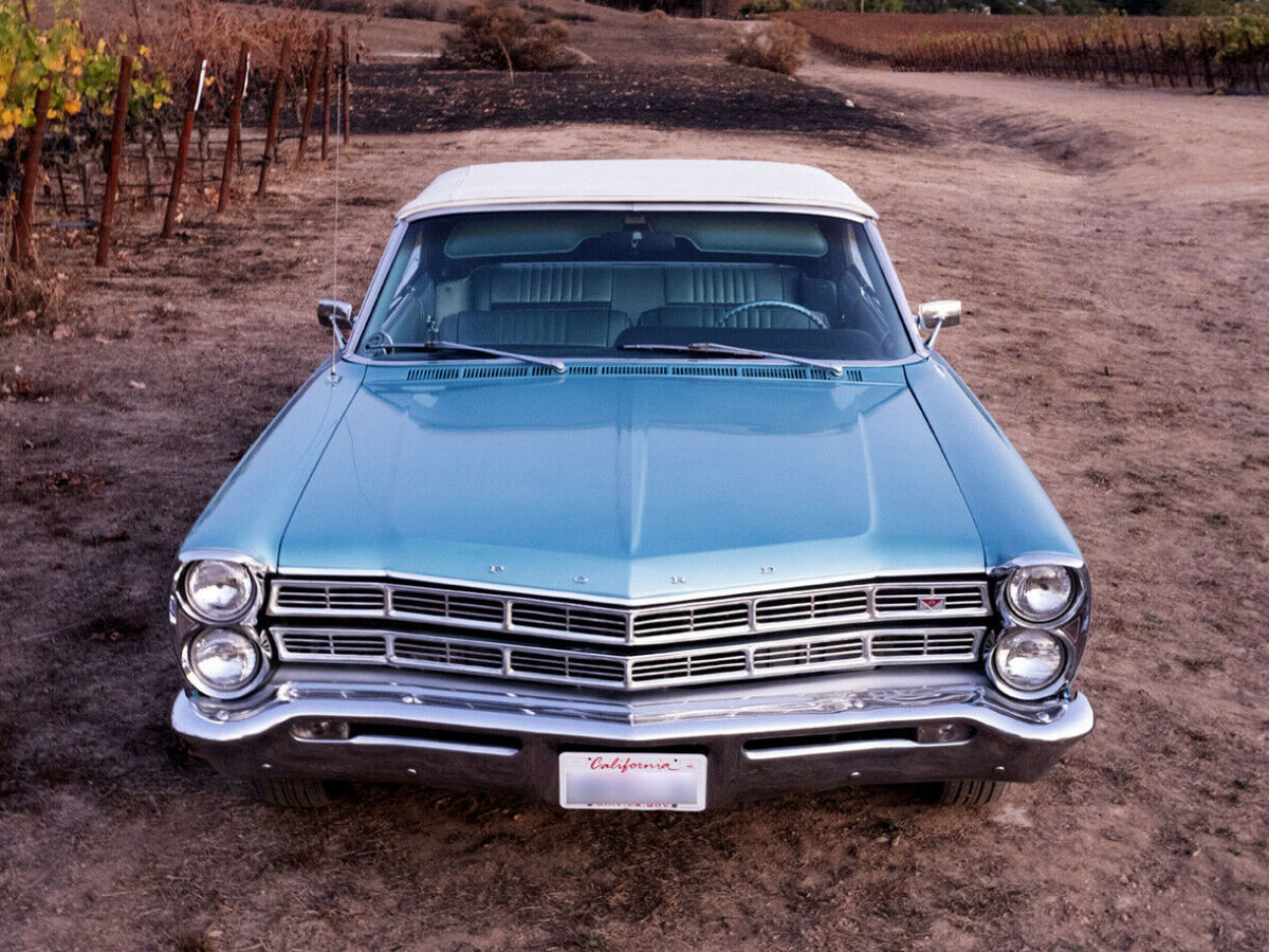 1967 ford galaxie 500 convertible - rare 23k original miles survivor no reserve!