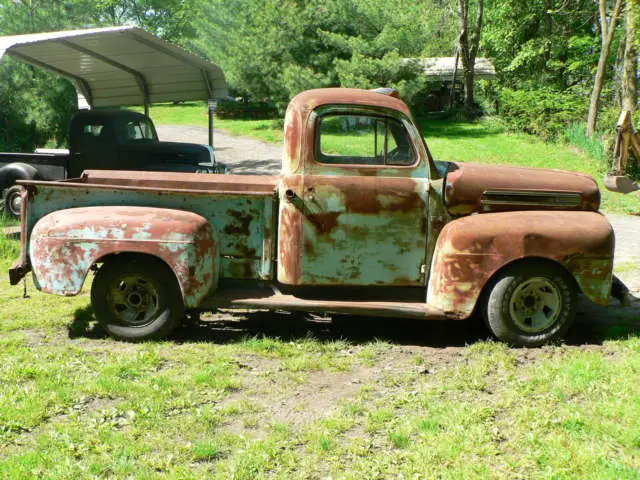 1950 ford f1 barn find western truck rat rod