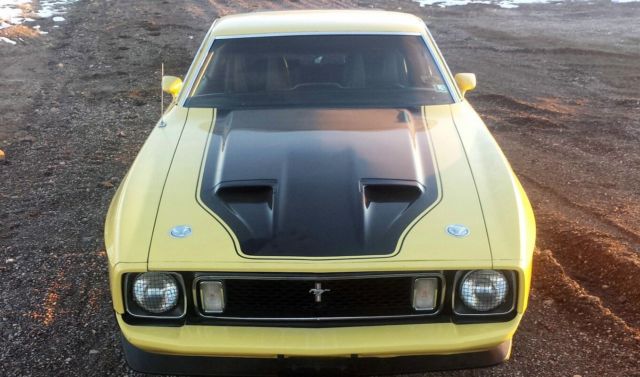 1973 mustang mach 1 q code ac 25,000 miles