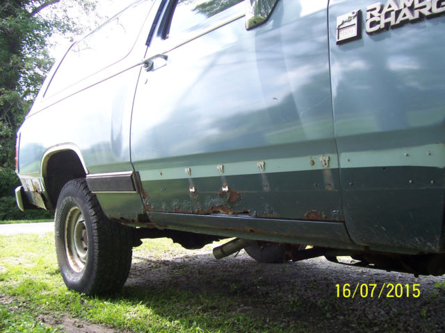1989 dodge ramcharger v8 4x4 low miles excellent winter vehicle no reserve