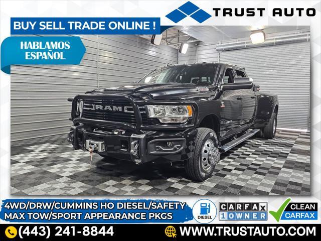 2021 ram 3500 big horn 4wd dually crew cab long box cummins ho diesel pickup truck