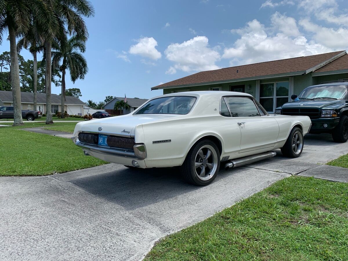 1967 mercury cougar white rwd automatic xr-7