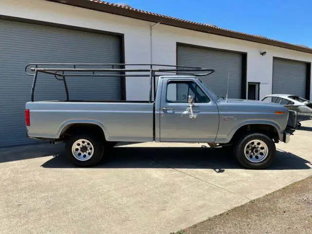 1980 ford f350 pickup grey 4wd automatic camper special