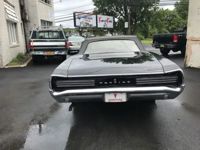 1966 pontiac gto convertible starlight black nice driver