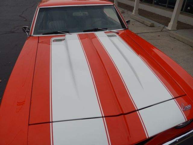 1969 chevrolet camaro hugger orange 350 hounds tooth frame off resto