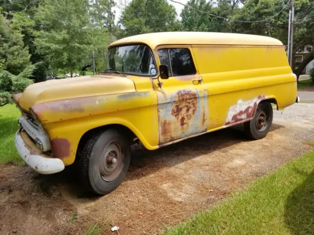 1959 chevrolet 3800 panel truck - runs and drives - 1 ton very rare * excellent