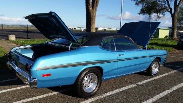 1974 dodge dart sport b5 blue/blue int. 318 w/cam & 4bbl 500 miles on build!