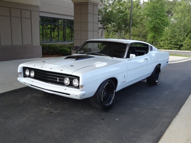1969 ford fairlane torino 428 cobra jet - no rust, new re-man engine, 4-speed