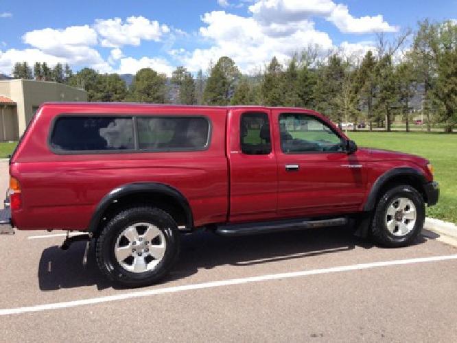 reduced!!! 2000 toyota tacoma sr5, ext cab, 4x4 in colorado springs, co