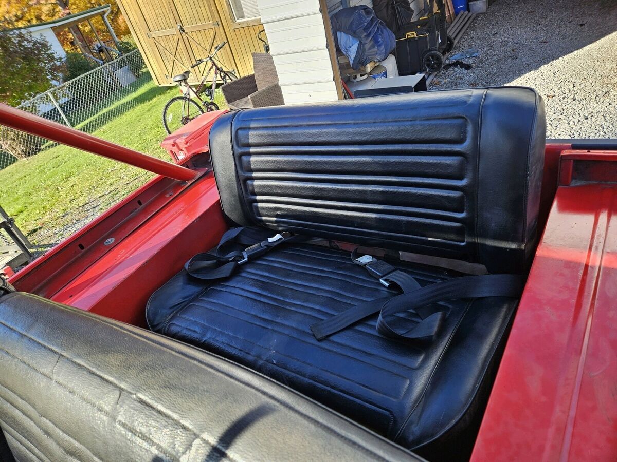 1977 jeep cj-5 red 4wd manual