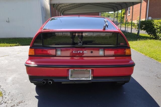 1990 honda civic coupe red fwd manual crx si