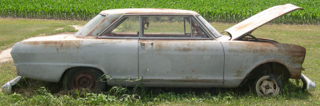 1963 chevy ii nova 2 door restorable project car