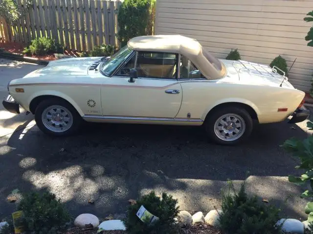 1982 fiat 2000 spyder convertable